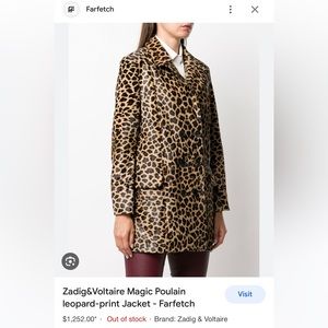 ZADIG & VOLTAIRE LEATHER MAGIC POULINE